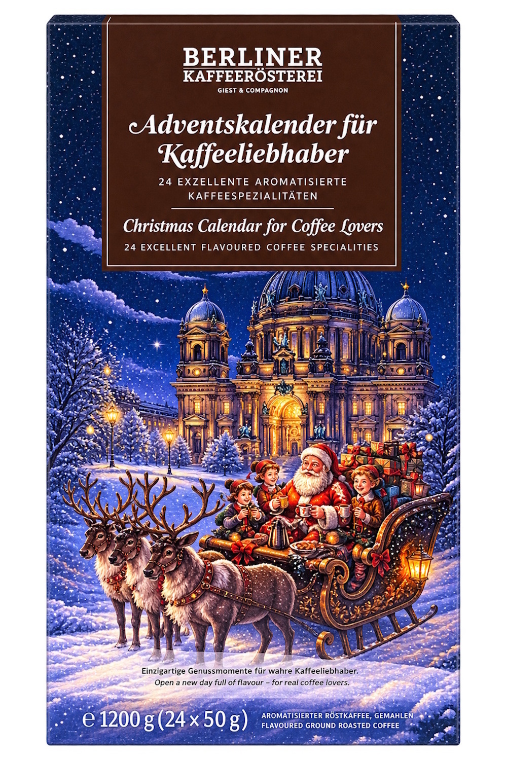 Aromakaffee Adventskalender (gemahlen)