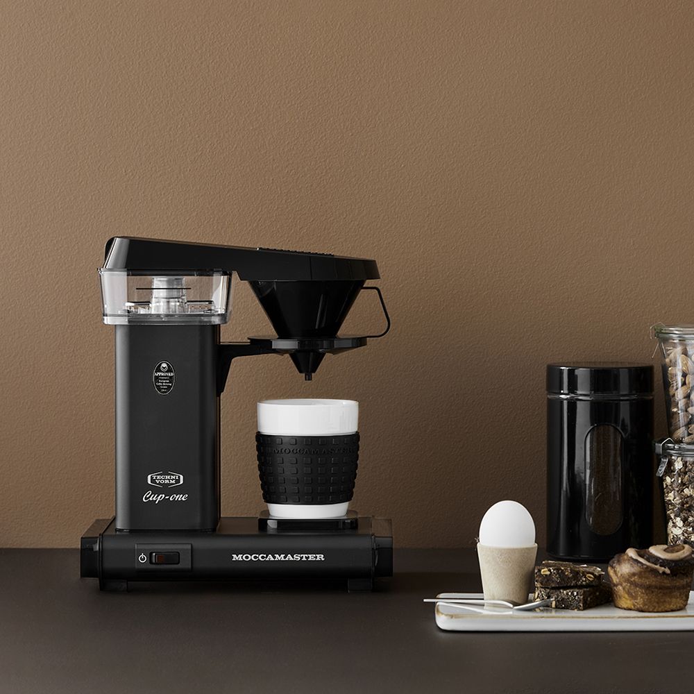 Moccamaster - Cup-one, schwarz, inkl. 2 Tassen und 80 Papierfilter