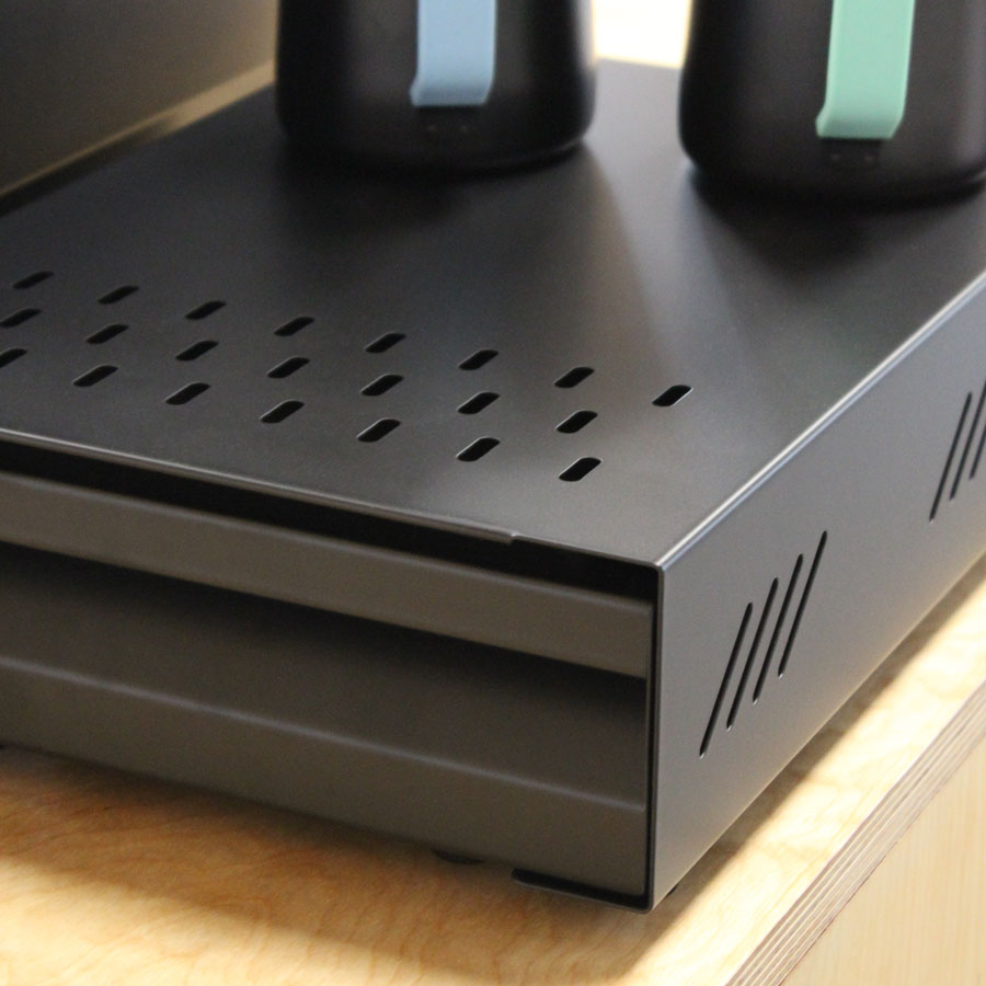 Rhino Coffee Gear - Kaffeesatzlade Knockbox Abschlagkasten Sudschublade schwarz