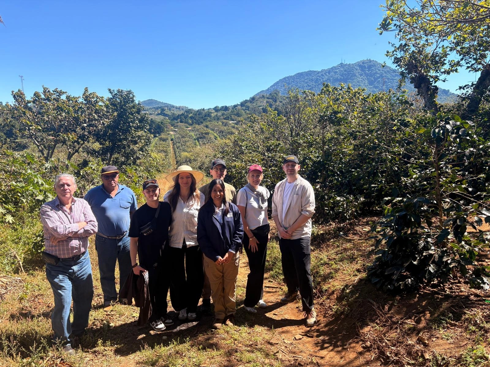 Gruppenfoto El Salvador auf Plantage