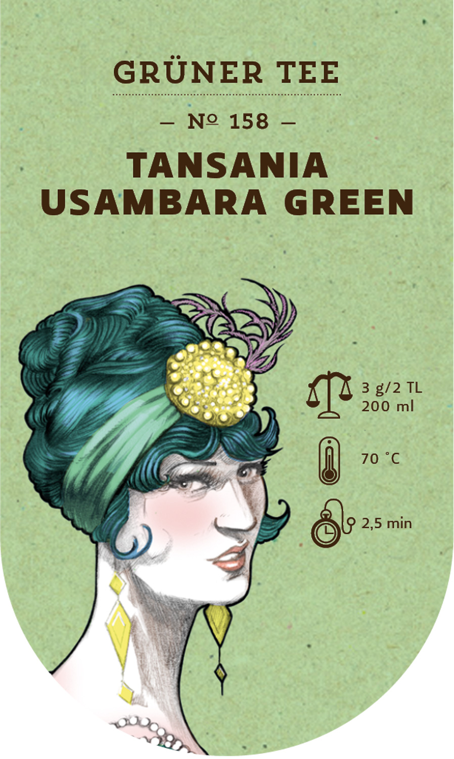 Tansania Usambara Green №158