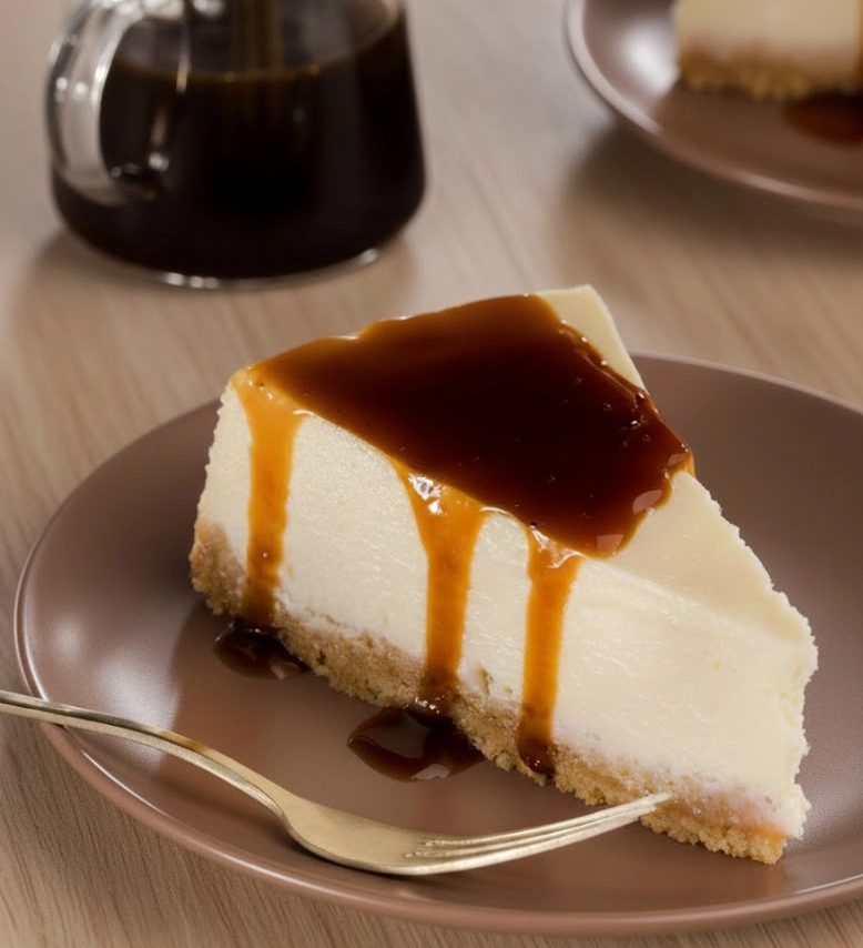 Ksekuchen mit Kaffeesirup