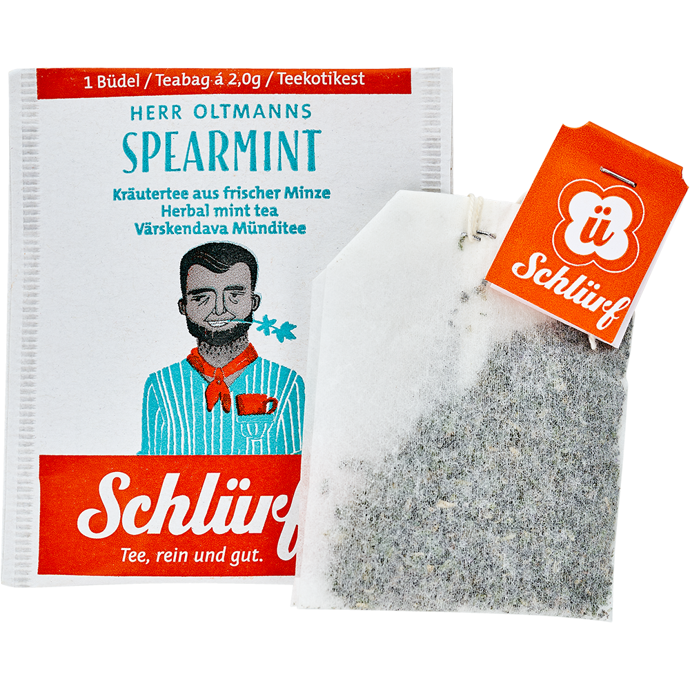 Schlürf - Büdel - Herr Oltmanns Peppermint BIO