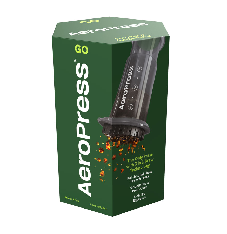 AeroPress® Go - Coffee Maker für unterwegs inkl. 100 Filter