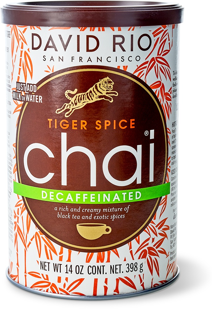 David Rio - Tiger Spice decaf Chai - Dose (398 g) David Rio - Tiger Spice decaf Chai - Dose (398 g)