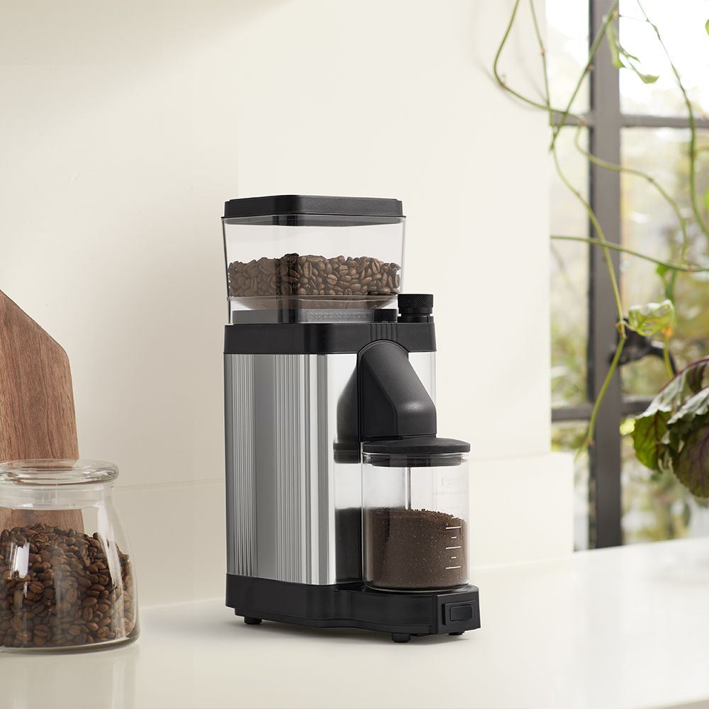 Moccamaster - elektrische Kaffeemühle KM5 poliertes silber 250g Bohnen