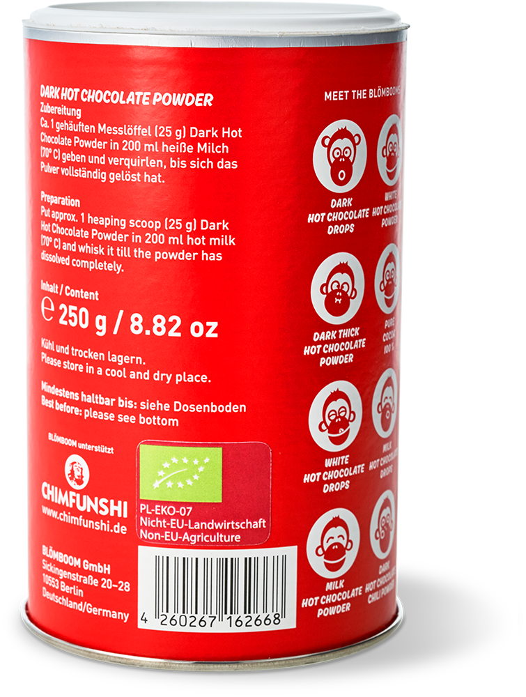 Blömboom - Dark Hot Chocolate Powder BIO Blömboom - Dark Hot Chocolate Powder BIO