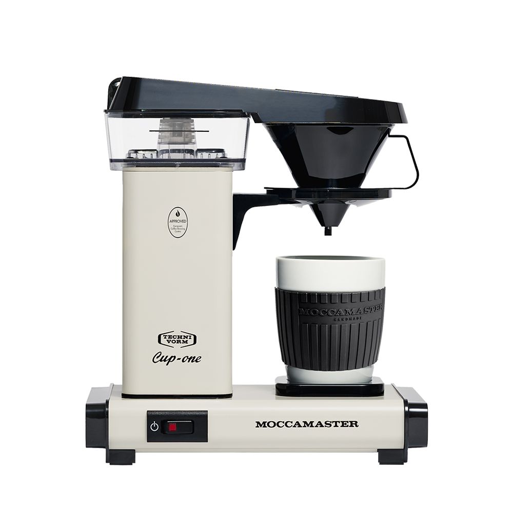 Moccamaster - Cup-one, weiß, inkl. 2 Tassen und 80 Papierfilter