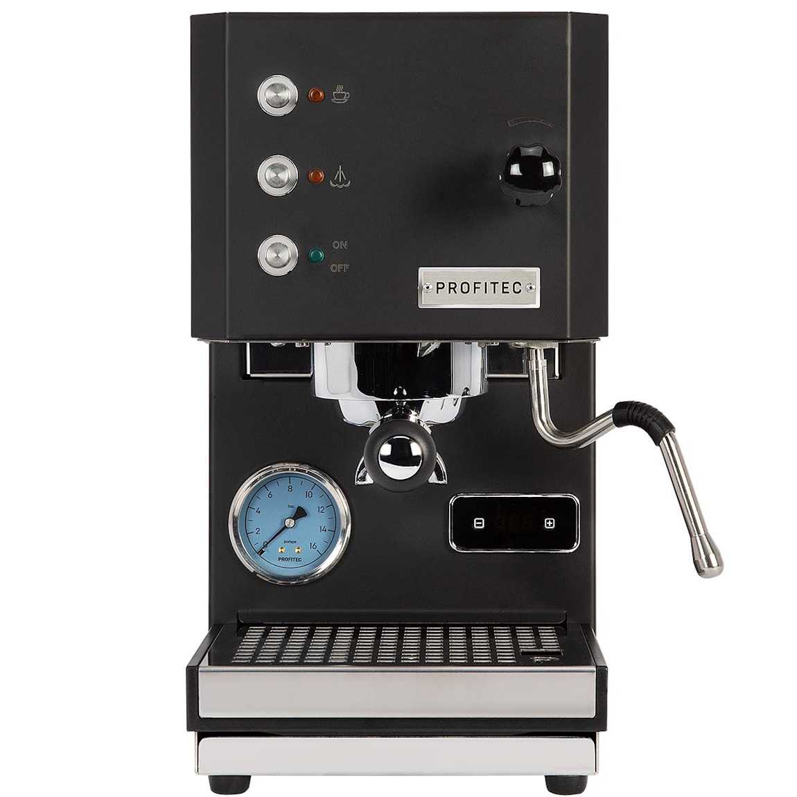 Berliner Kaffeeroesterei DE Profitec GO - kompakte Siebträger Espressomaschine 58mm PID schwarz 920963