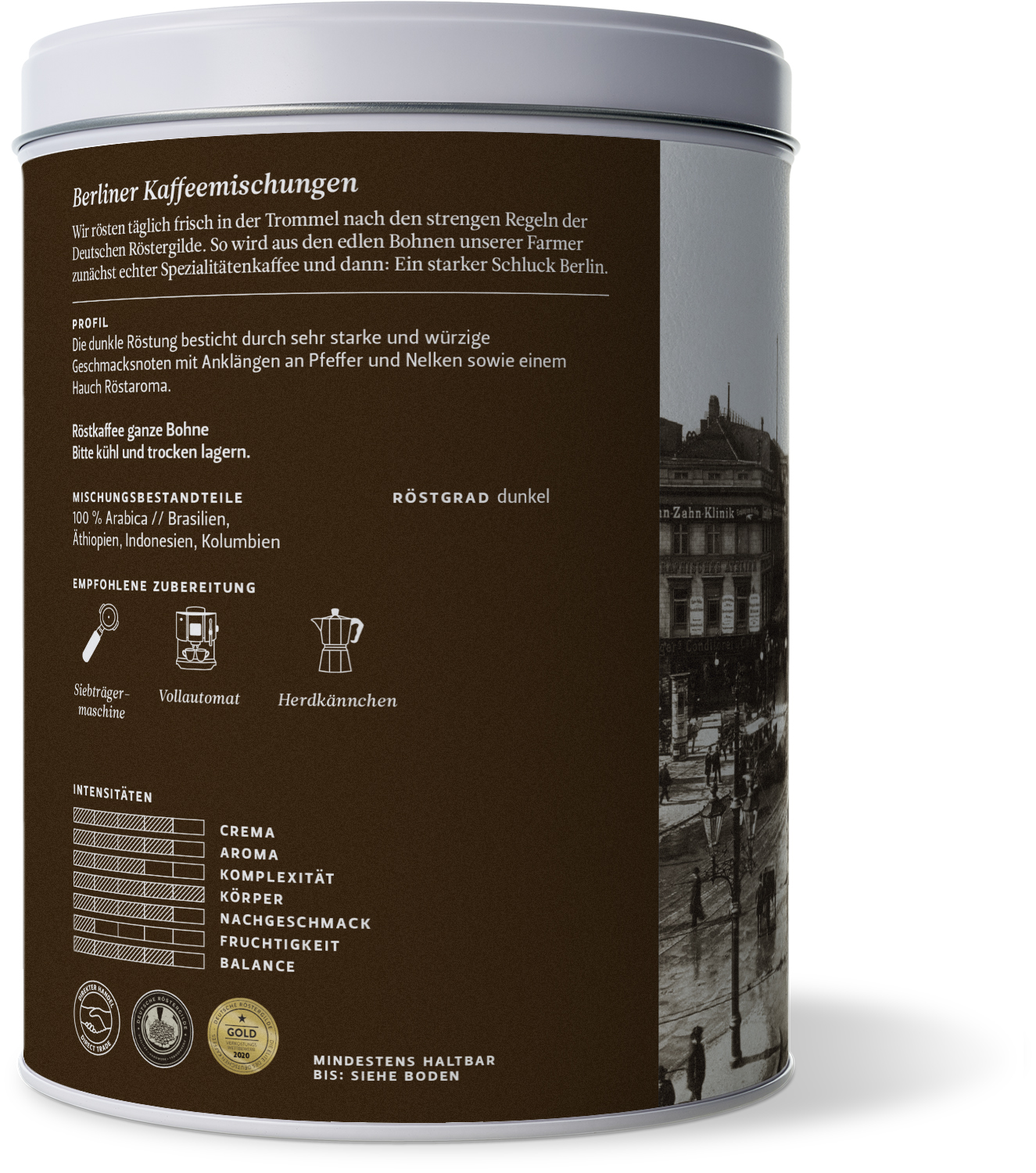 Portugiesischer Espresso dunkel (ganze Bohne)