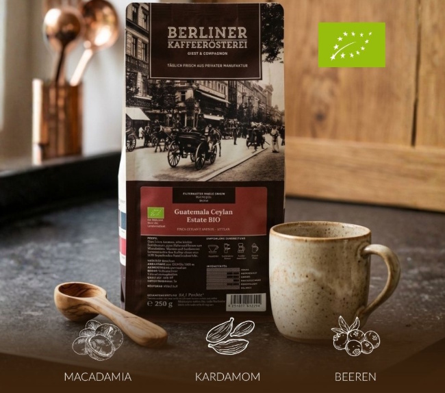Frischen Kaffee des Monats genießen Guatemala Ceylan Bio