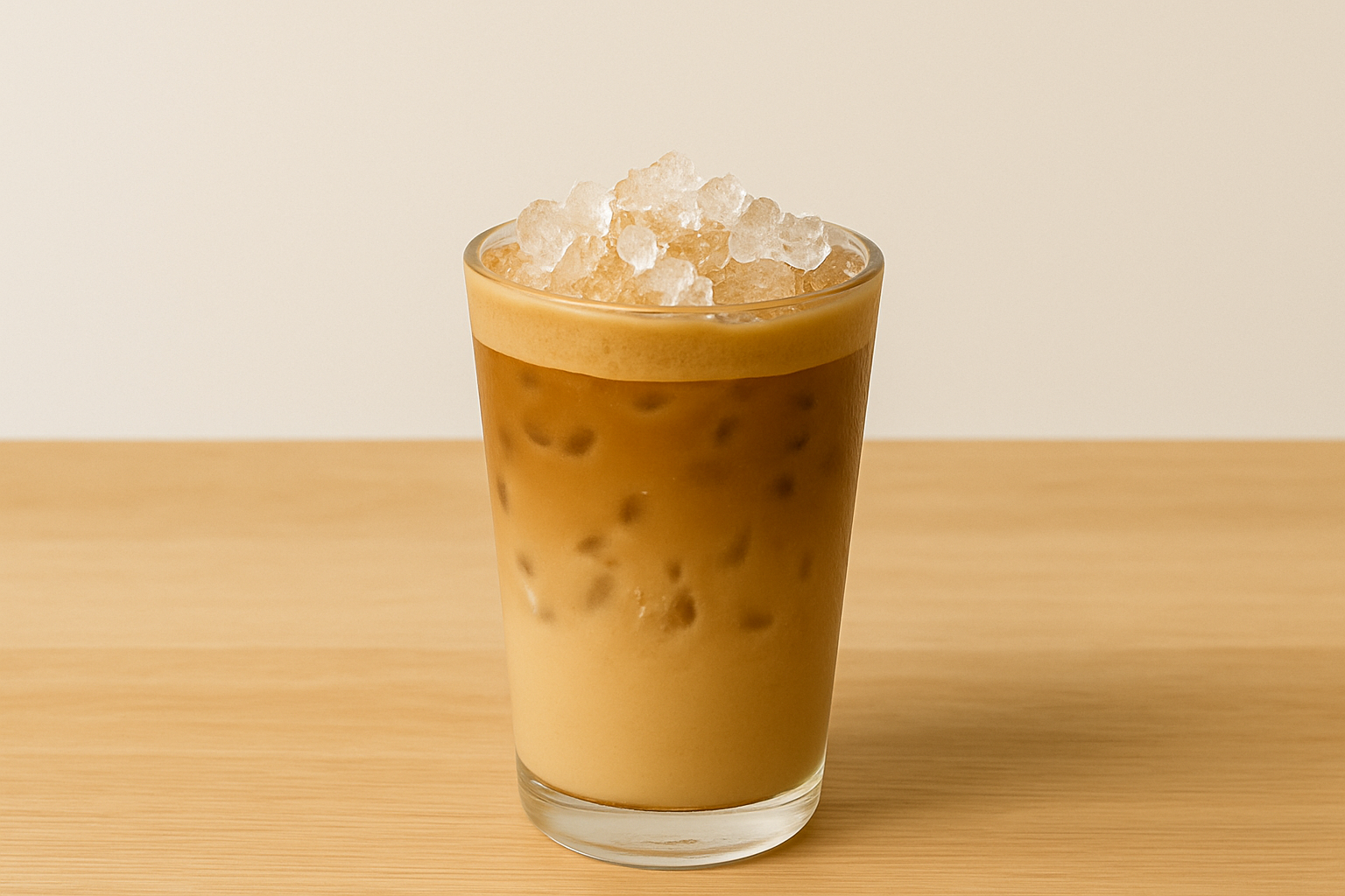 Berliner Kaffeerösterei Kaffeerezept Eiskaffee Sommer mit Espresso und Eiswürfeln Berliner Kaffeerösterei Kaffeerezept Eiskaffee Sommer mit Espresso und Eiswürfeln
