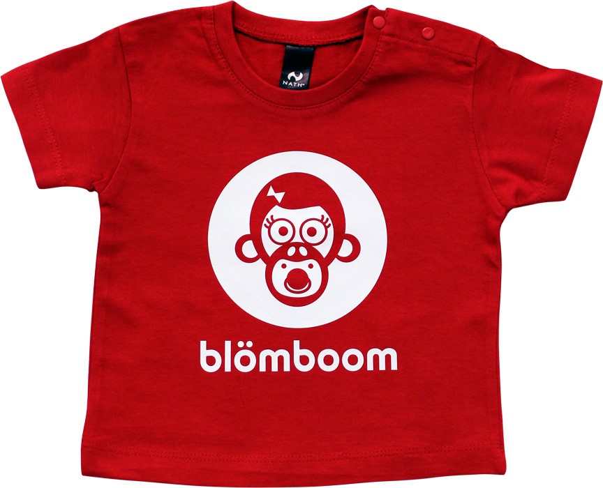 Blömboom - T-Shirt (rot, Größe: Baby)