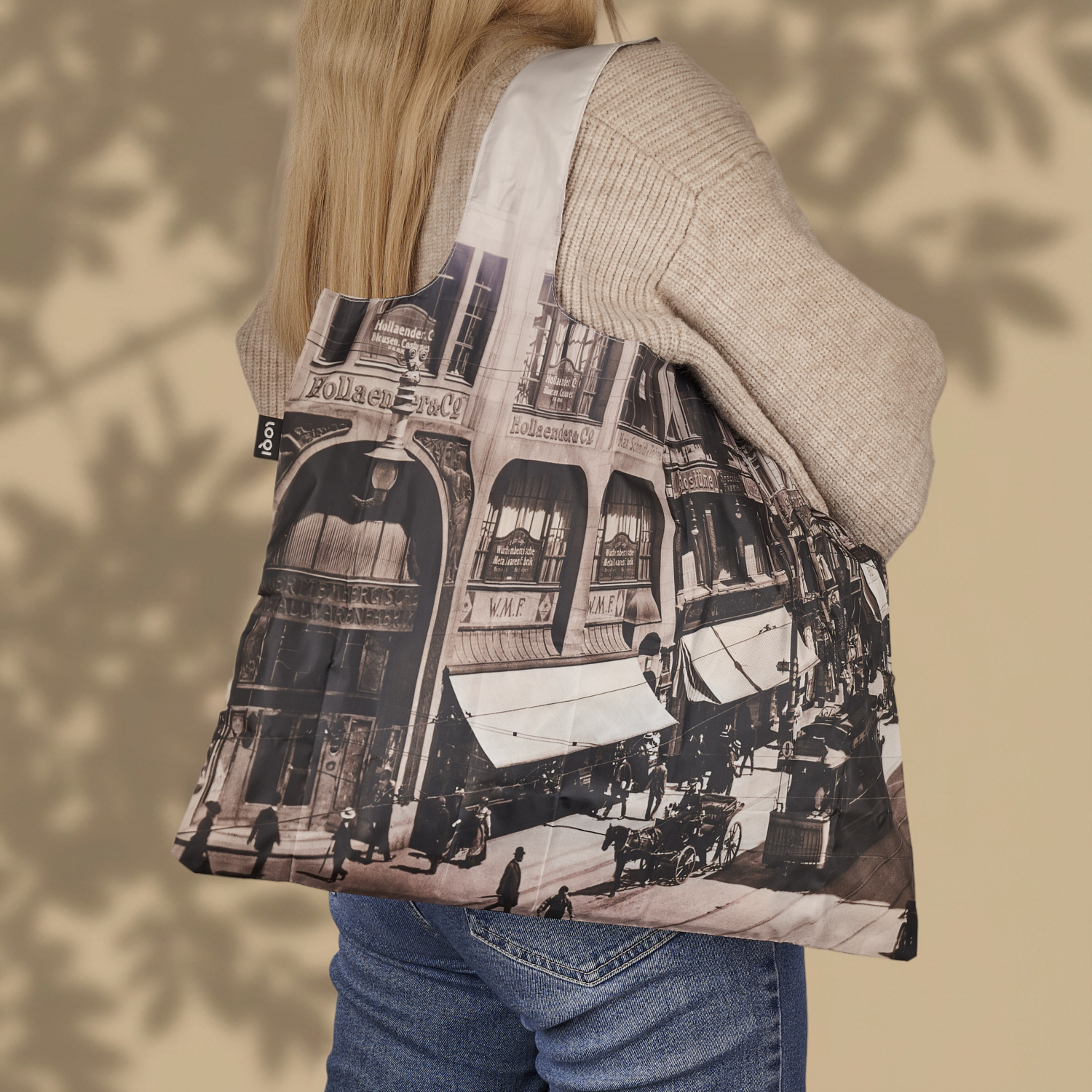 BKR - Recycling-Tragetasche M - LOQI - Nostalgie