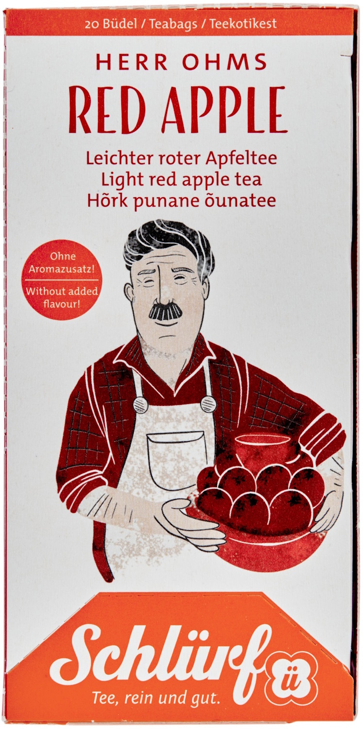 Schlürf - Büdel - Herr Ohms Red Apple BIO