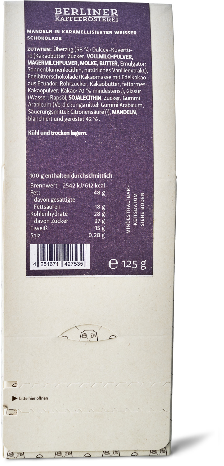 Nüsse - Moabiter Marmormandeln - Nr. 11 Nüsse - Moabiter Marmormandeln - Nr. 11