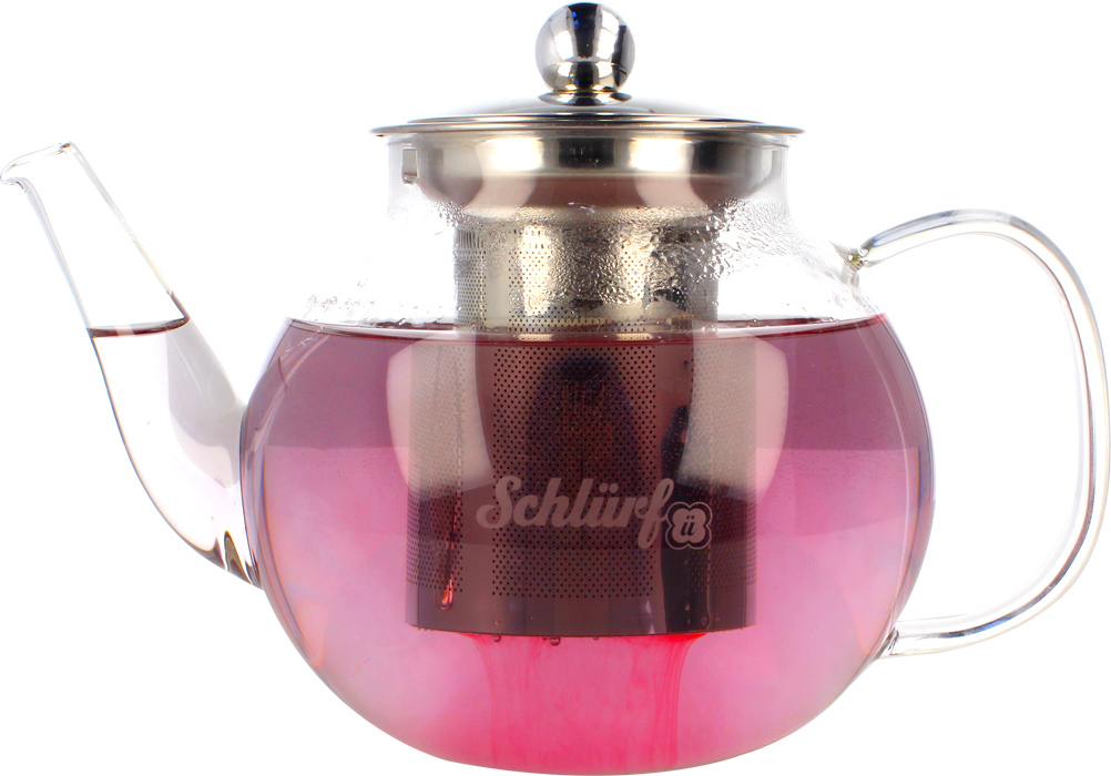 Schlürf - Teekanne Glas Schlürf - Teekanne Glas