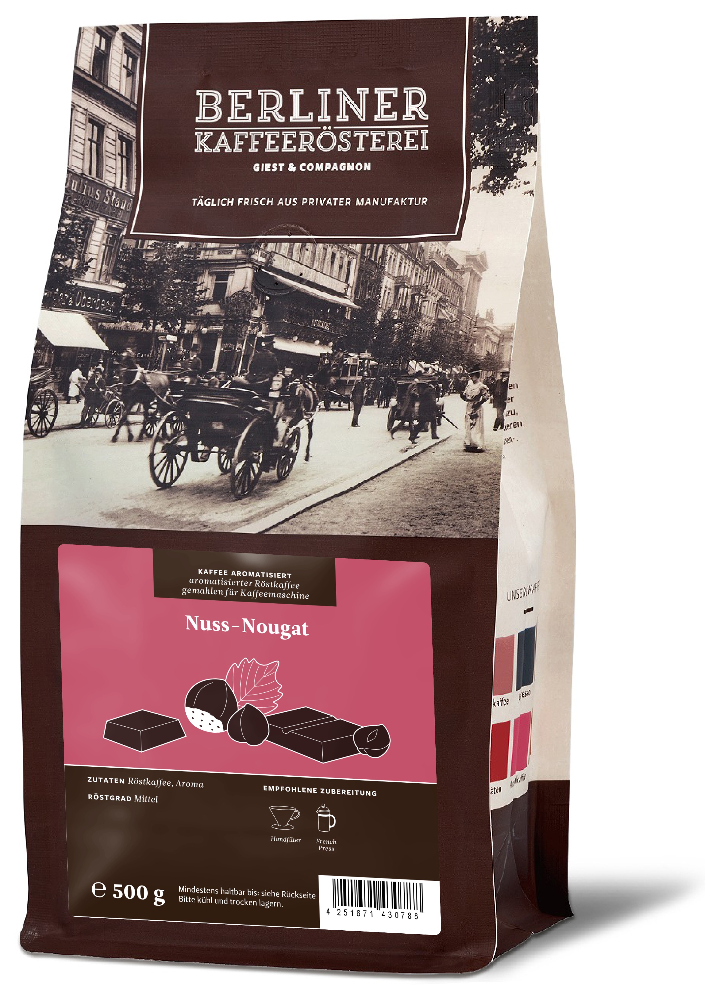 aromatisierter Kaffee Nuss-Nougat