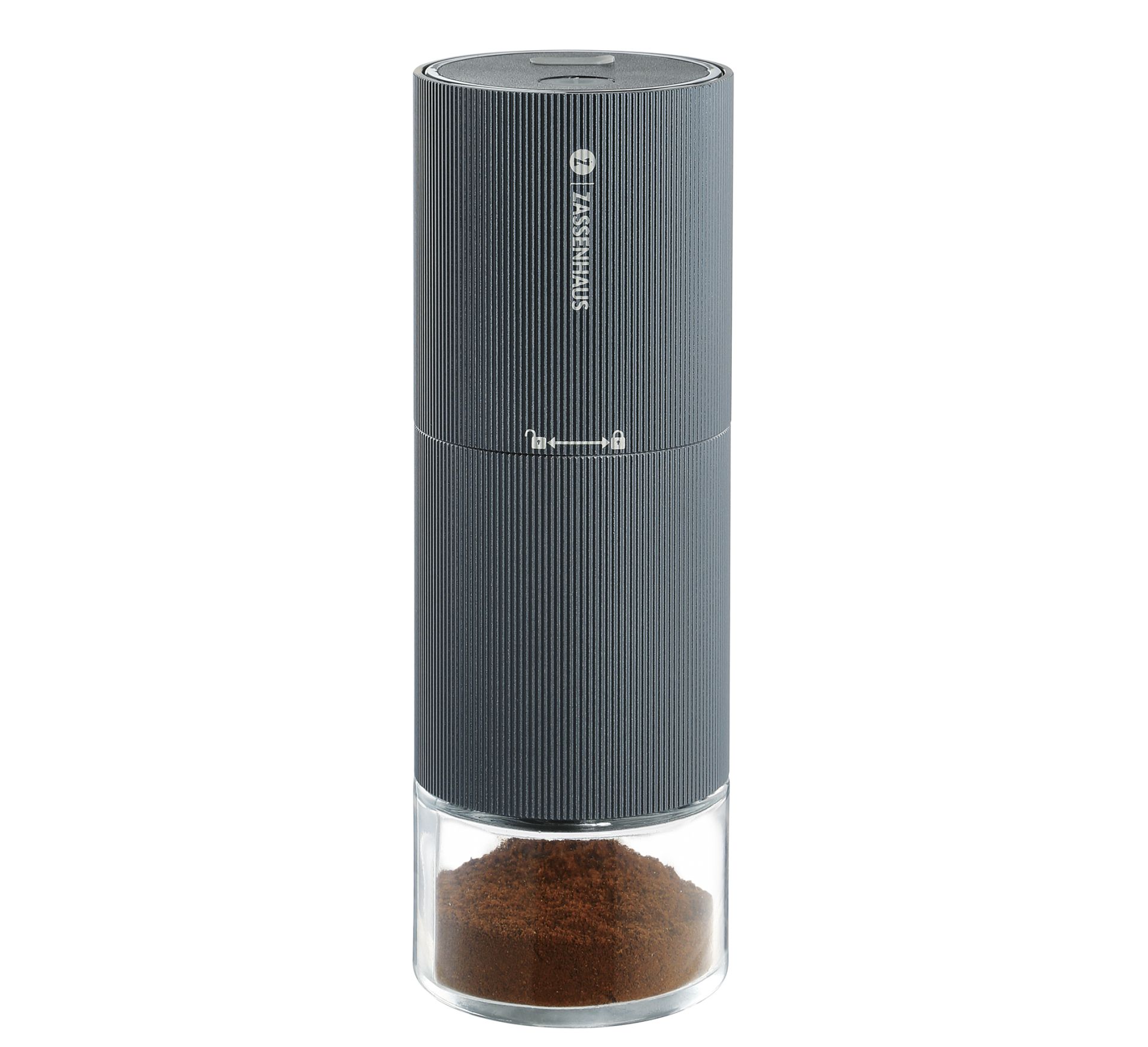 Zassenhaus - Kaffeemühle / Espressomühle MASTER USB, wiederaufladbar, für 19g Bohnen