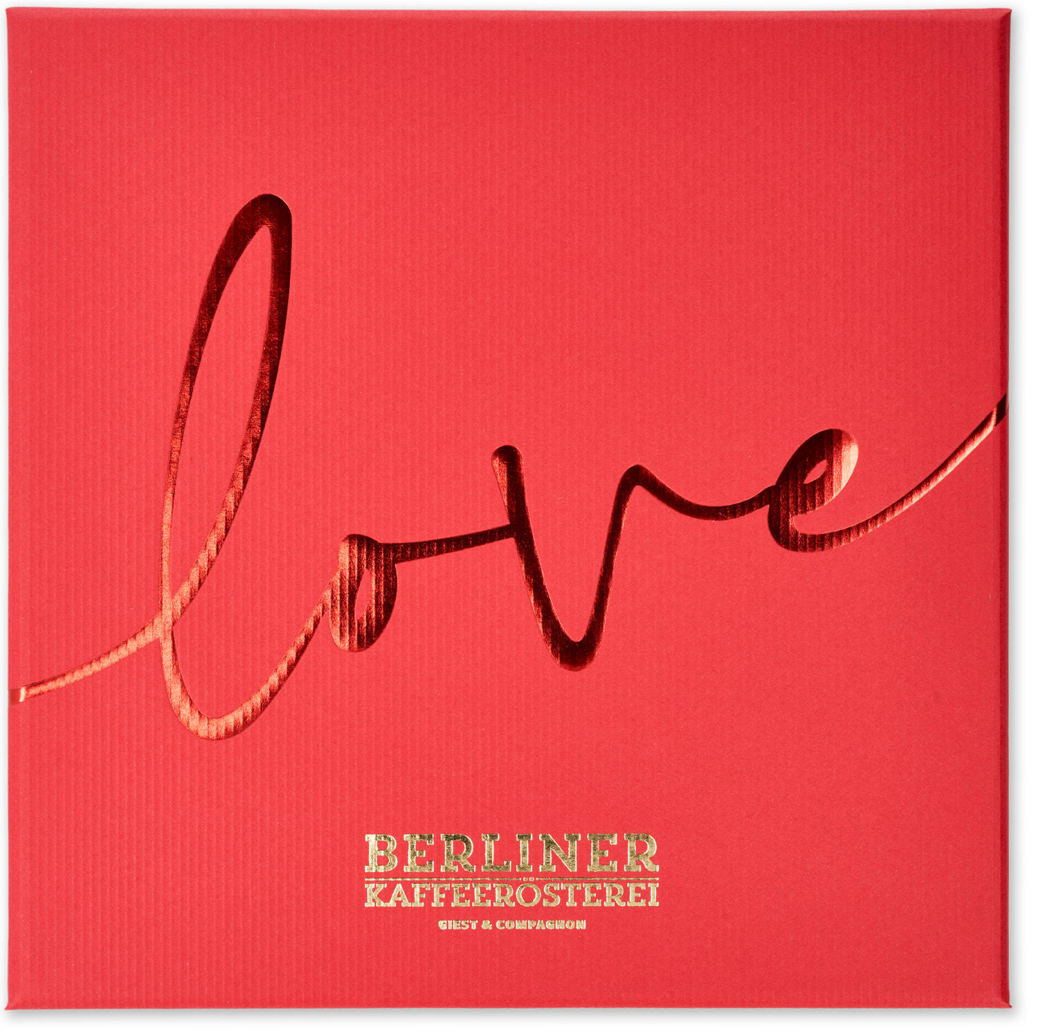 Liebesgrüße aus Berlin - 16er Pralinenbox mit "Love"