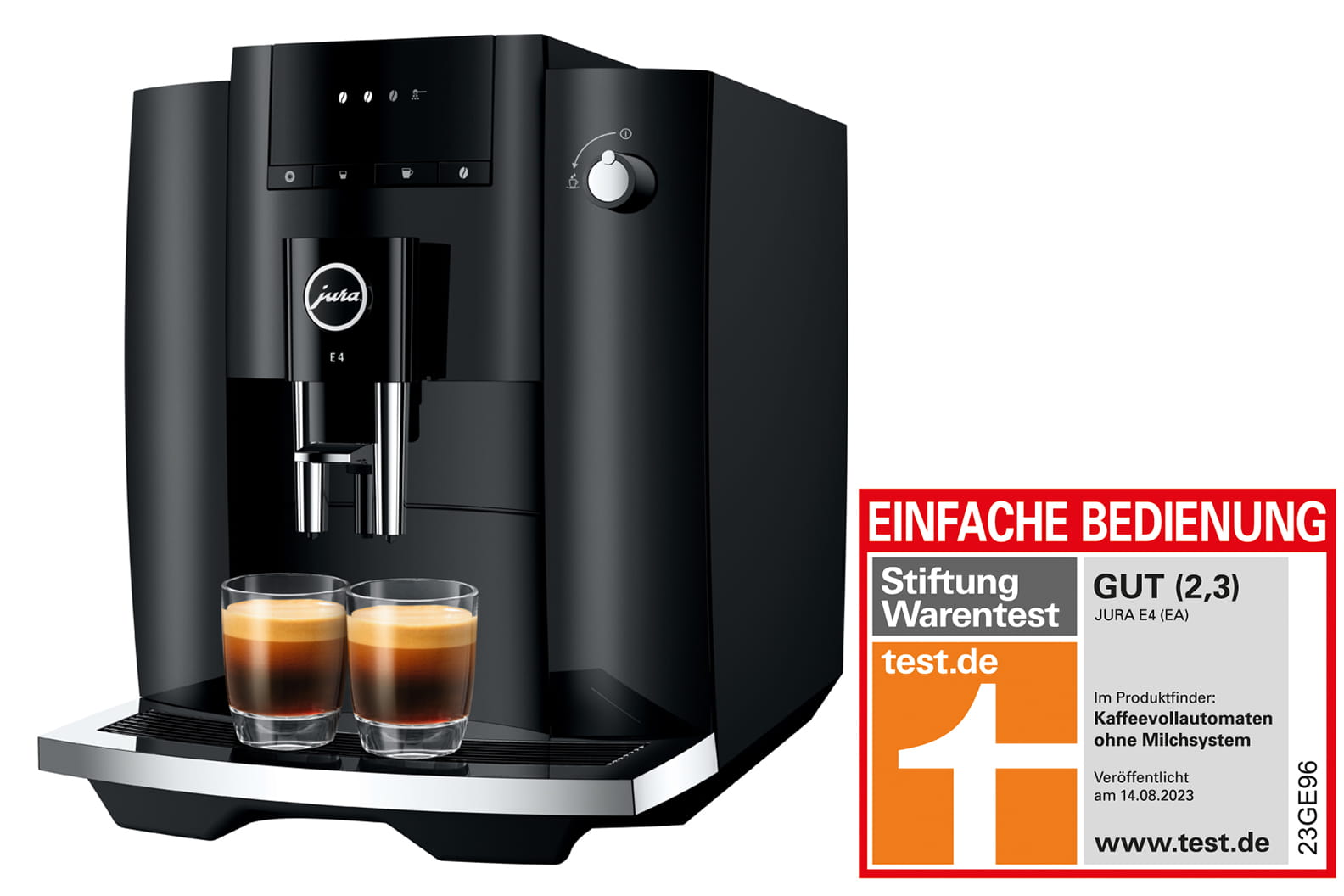 Jura - E4 Piano Black 15435 (EA) +Vorführgerät+