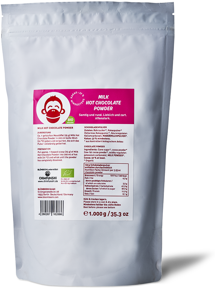 Blömboom - Milk Hot Chocolate Powder BIO Blömboom - Milk Hot Chocolate Powder BIO