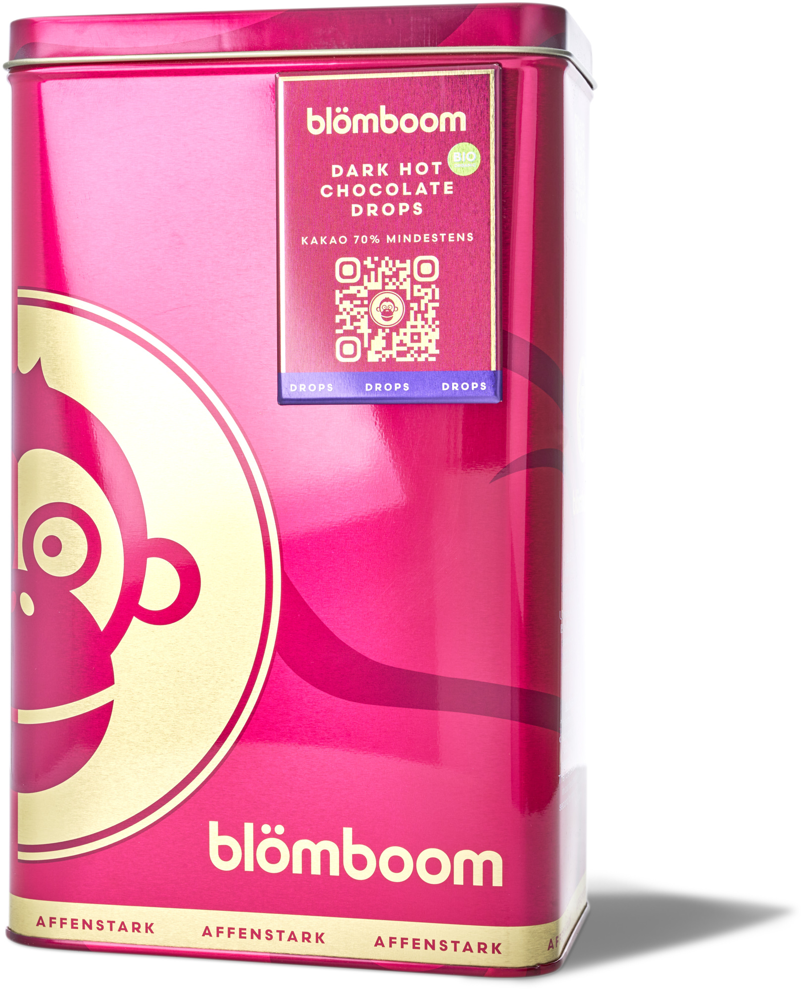 Blömboom - Metalldose + Magnet "Dark Hot Chocolate Drops"