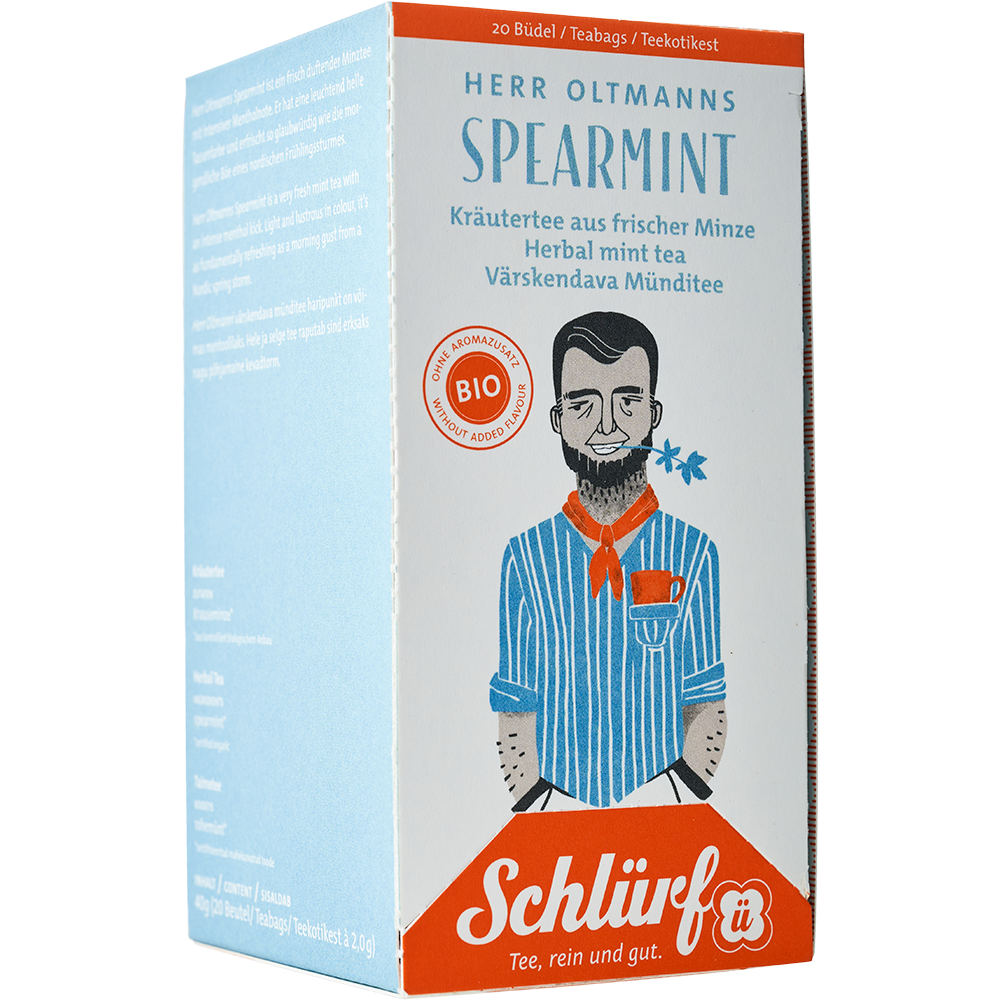 Schlürf - Büdel - Herr Oltmanns Peppermint BIO