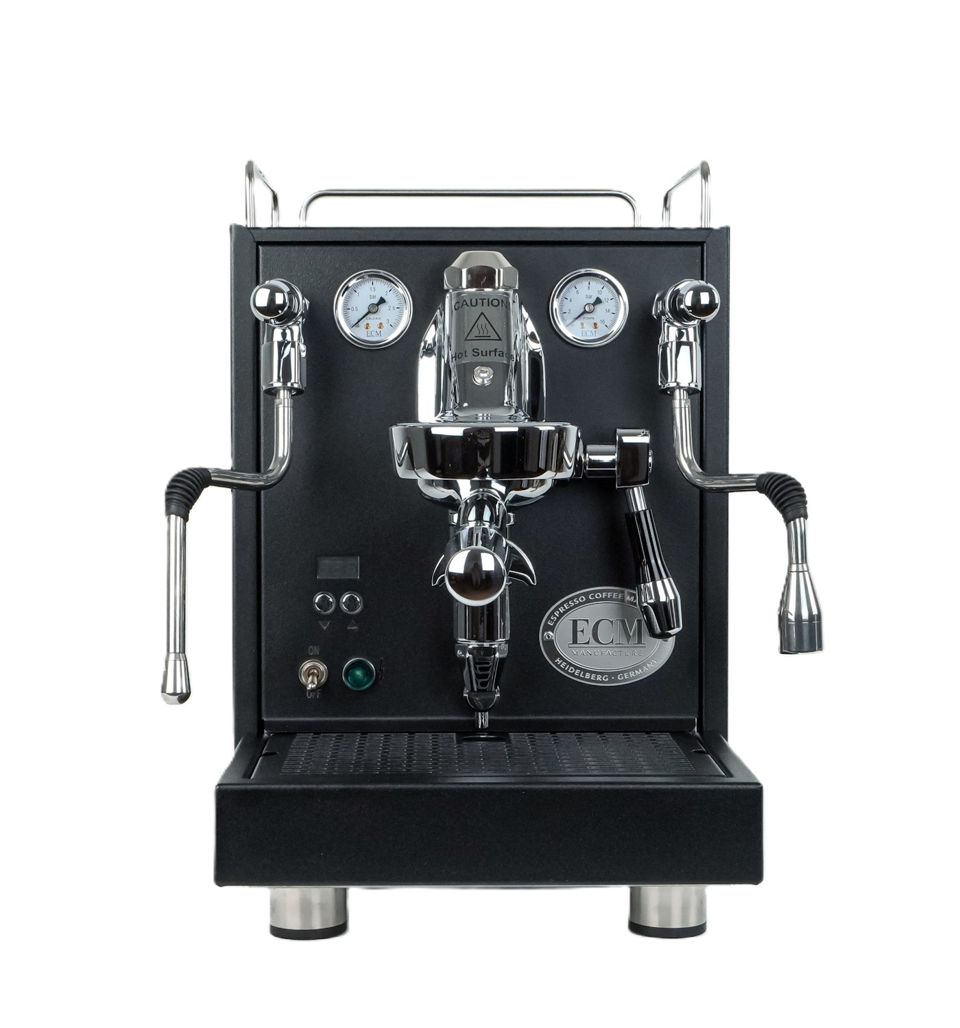 ECM - Mechanika Slim PID Siebträgermaschine Zweikreiser Vibrationspumpe anthrazit