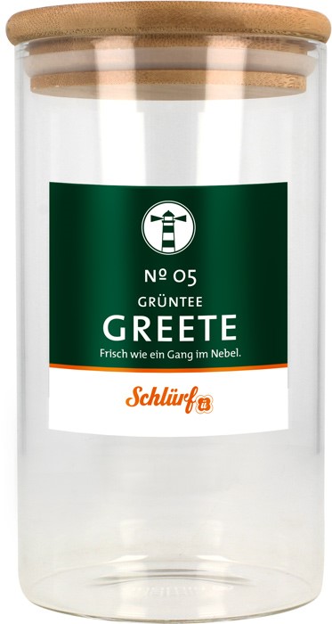 Schlürf - Döösen No. 05 Grüntee "Greete" Schlürf - Döösen No. 05 Grüntee "Greete"