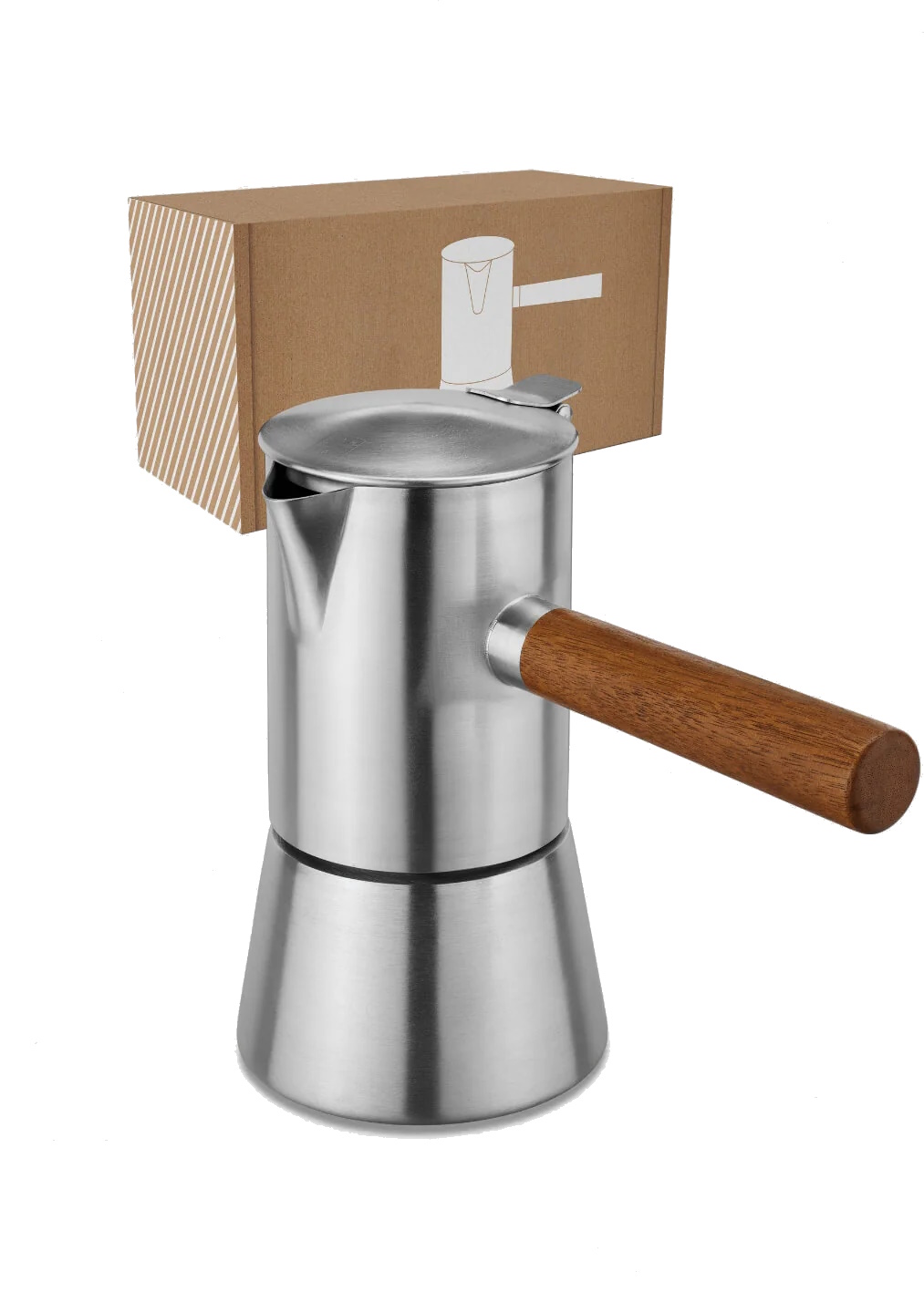 Lambda Coffee - Outdoor Espressokocher "Vesuv", 100ml / 1-2 Tassen