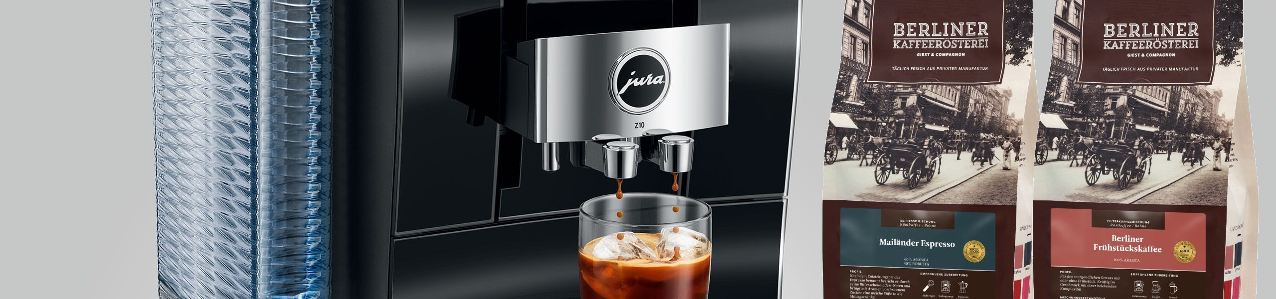 Jura Kaffeevollautomat Berlin Jura Espresso Filterkaffee - Hintergrund