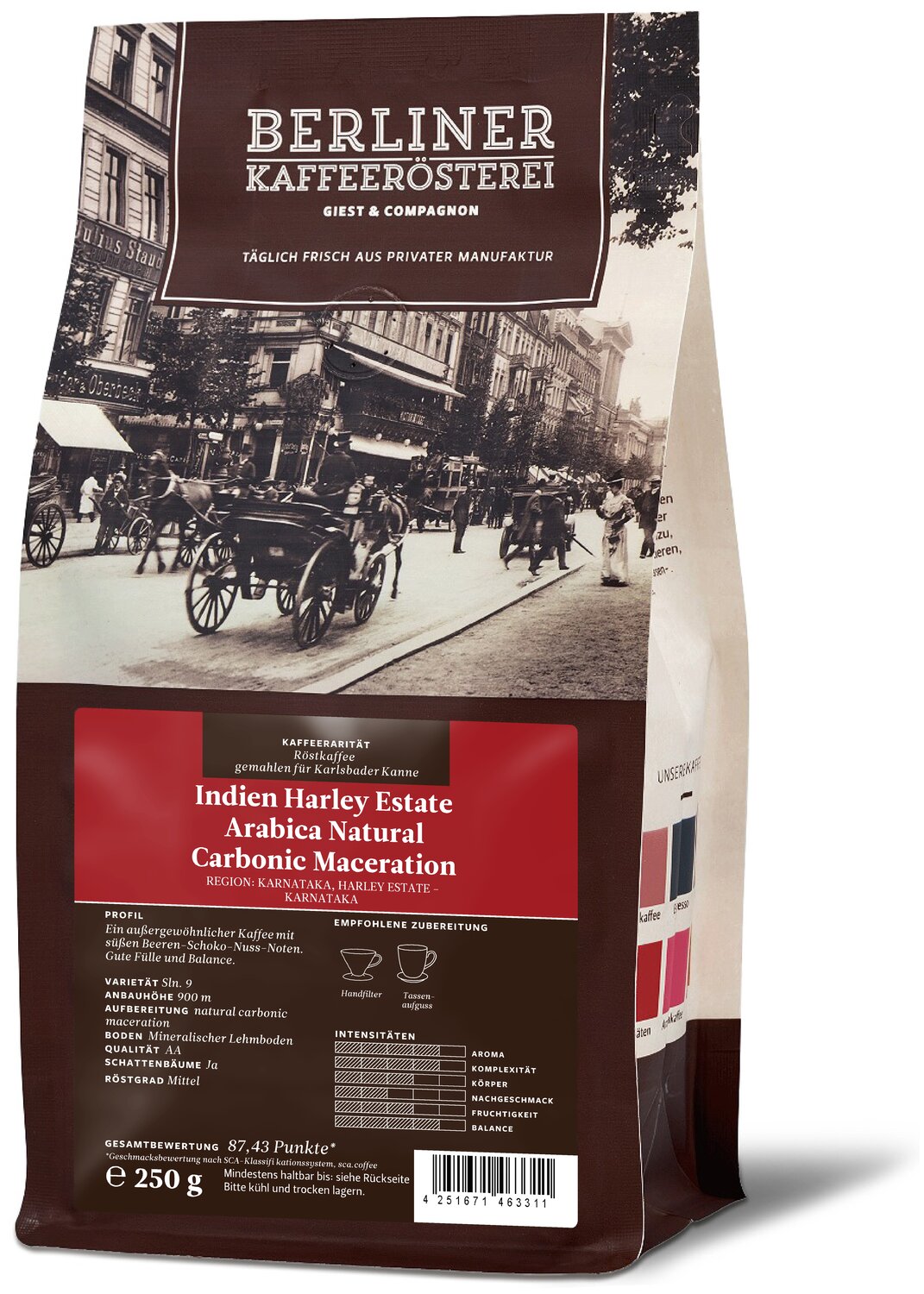 Indien Harley Estate Arabica Natural Carbonic Maceration