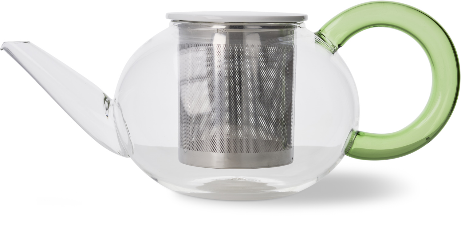 Carl Henkel - BAI HAO Teekanne, 1200ml, grün, mit Teefilter Carl Henkel - BAI HAO Teekanne, 1200ml, grün, mit Teefilter