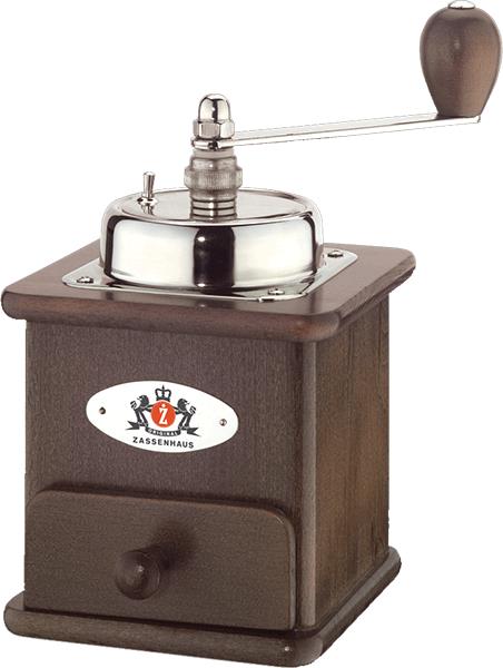 Zassenhaus - Kaffeemühle Brasilia Buche dunkel gebeizt Zassenhaus - Kaffeemühle Brasilia Buche dunkel gebeizt