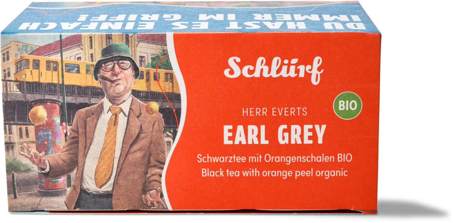 Schlürf - Büdel - Herr Everts Earl Grey BIO Schlürf - Büdel - Herr Everts Earl Grey BIO
