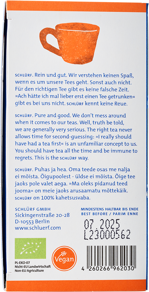 Schlürf - Büdel - Herr Conrads Darjeeling BIO Schlürf - Büdel - Herr Conrads Darjeeling BIO