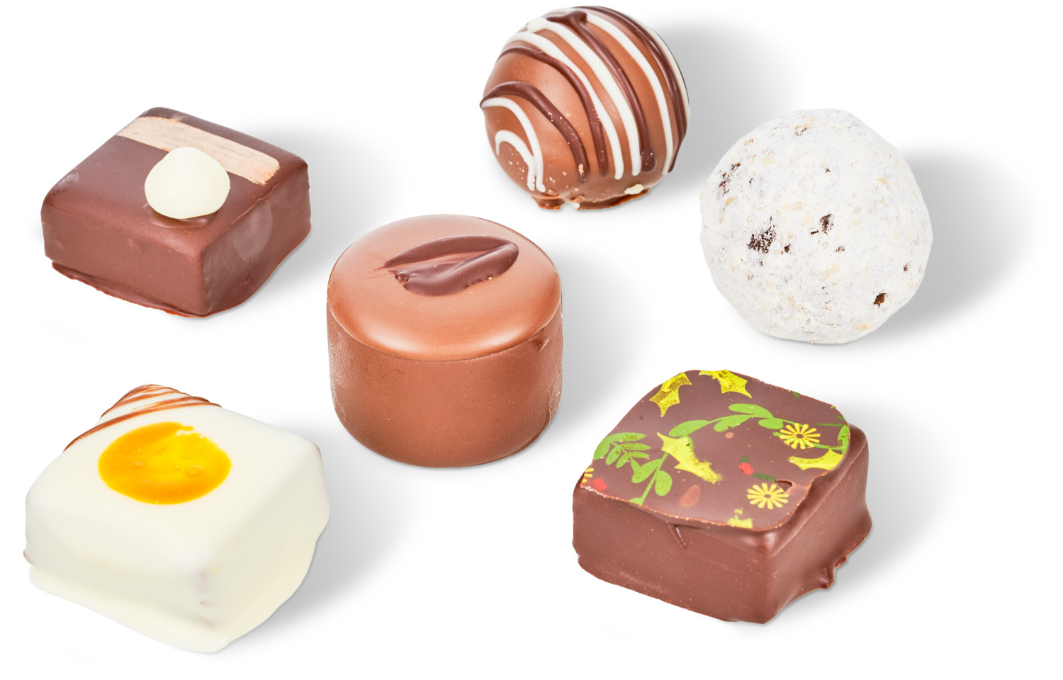 6er Weihnachtspralinenset