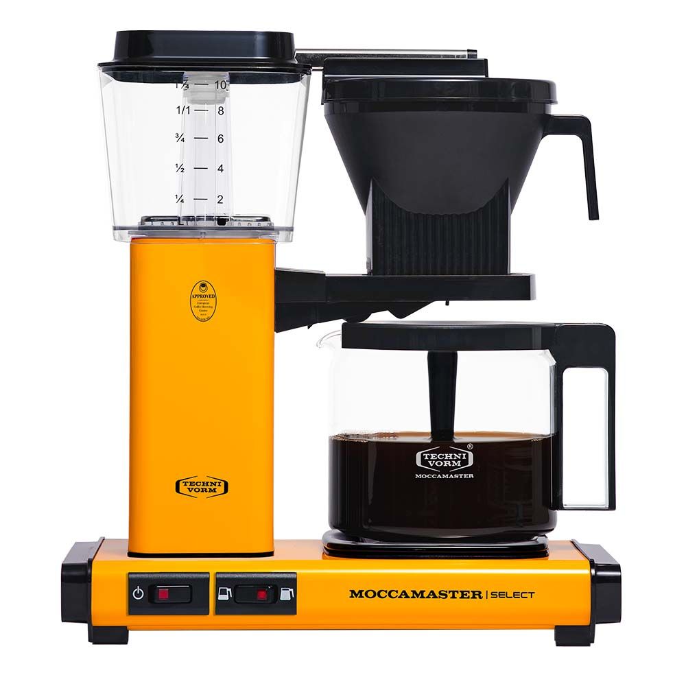 Moccamaster - Kaffeemaschine Kbg Select 4-10 Tassen Yellow Pepper