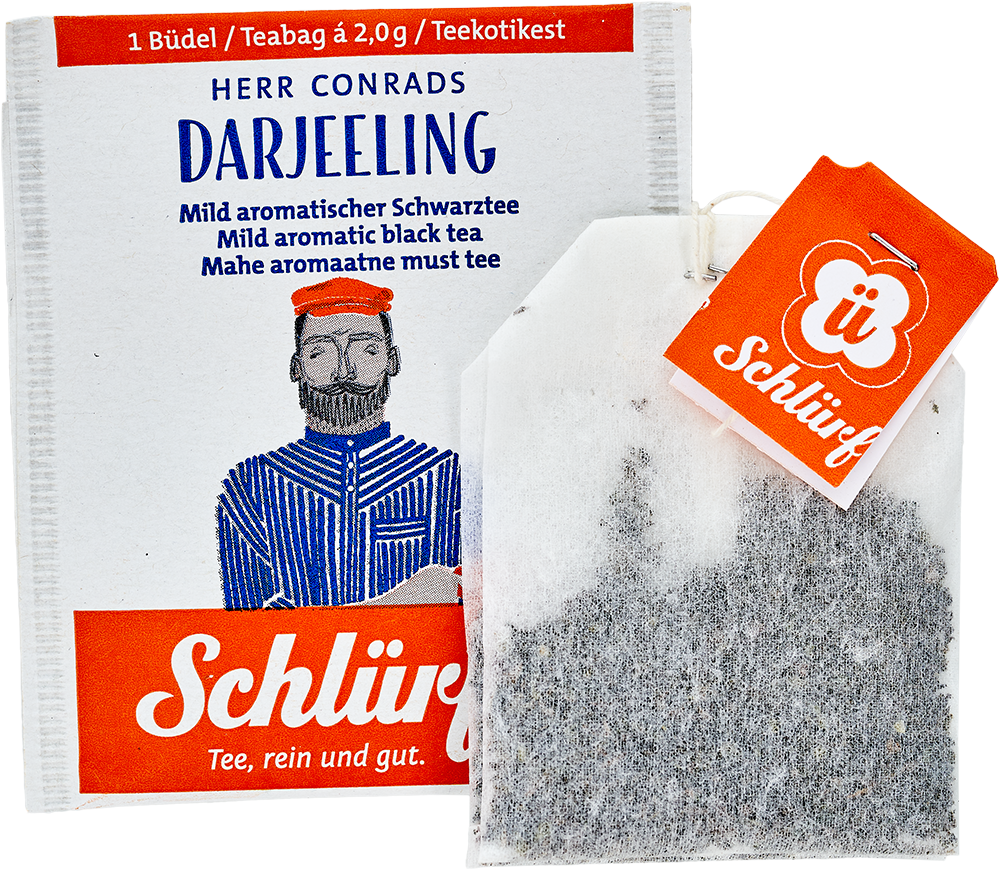 Schlürf - Büdel - Herr Conrads Darjeeling BIO