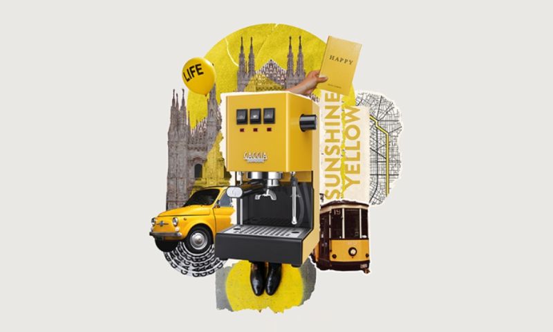 Gaggia - Classic Evo Pro E24 Gelb Siebträger Espressomaschine 58mm