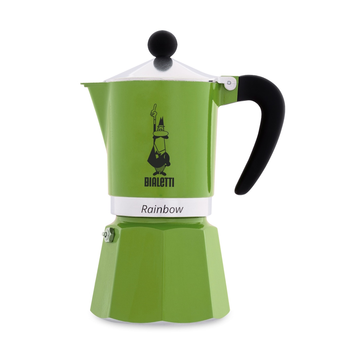 Bialetti - Espressokocher Rainbow 3 Tassen grün Bialetti - Espressokocher Rainbow 3 Tassen grün