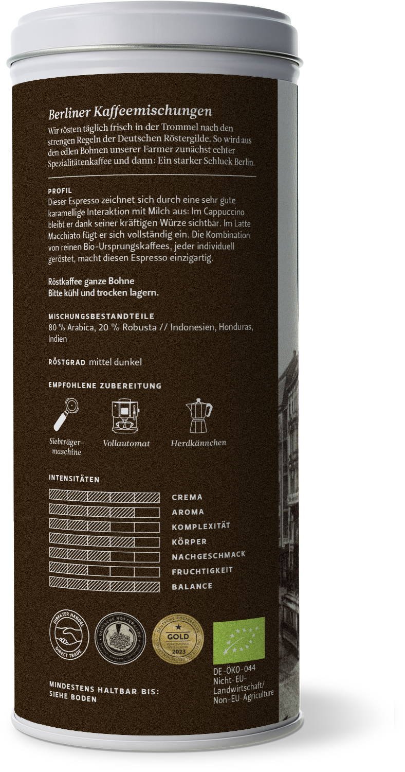 Espresso Supremo BIO (ganze Bohne) Espresso Supremo BIO (ganze Bohne)