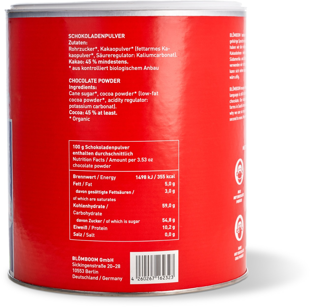 Blömboom - Dark Hot Chocolate Powder BIO