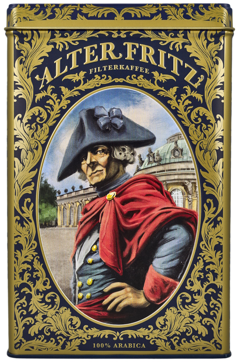 BKR - Kaffeedose "Alter Fritz" (128 x 67 x 195 mm) BKR - Kaffeedose "Alter Fritz" (128 x 67 x 195 mm)