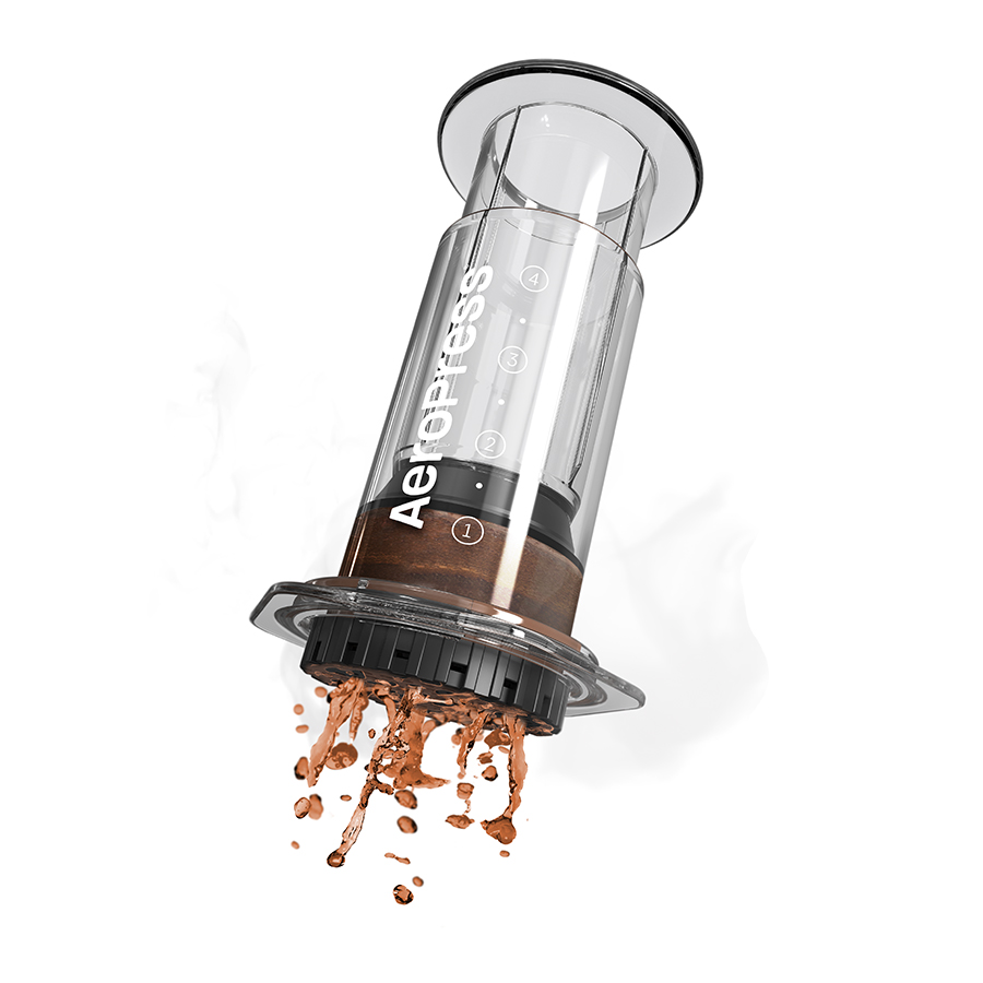 AeroPress® - Clear Coffee Press inkl. 100 Filter (Original in durchsichtig)