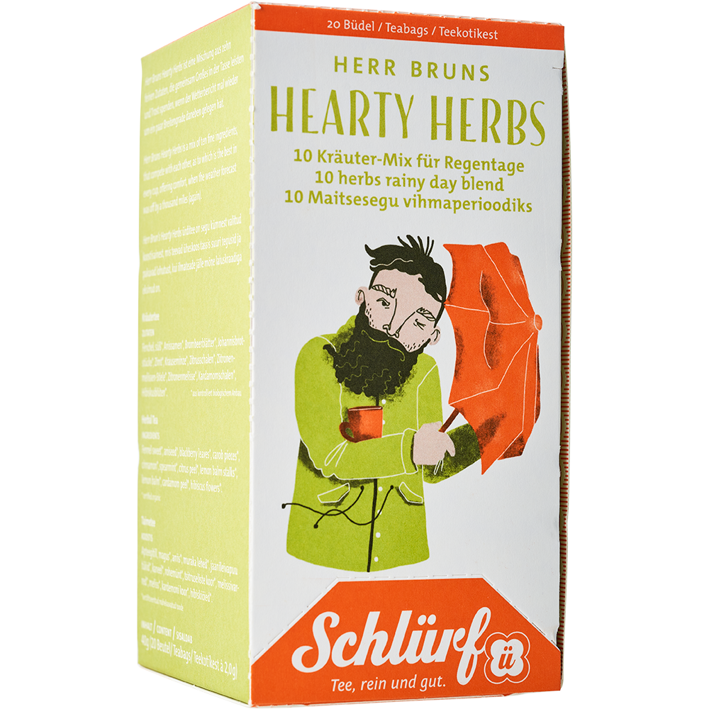 Schlürf - Büdel - Herr Bruns Hearty Herbs BIO Schlürf - Büdel - Herr Bruns Hearty Herbs BIO