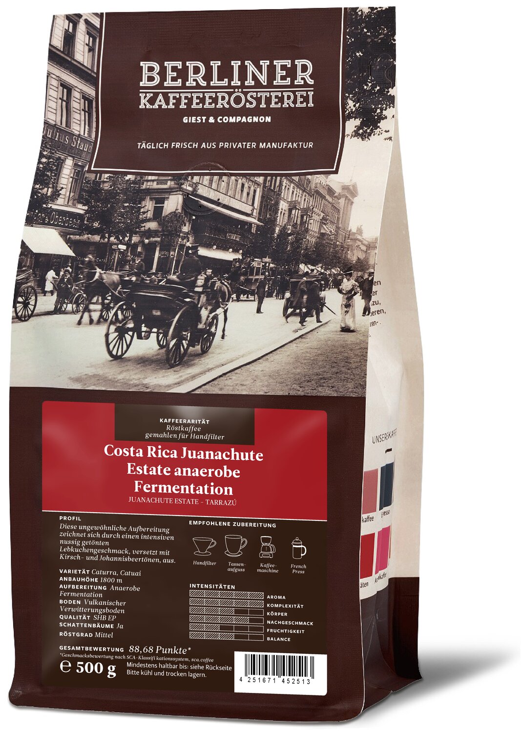 Berliner Kaffeeroesterei DE Costa Rica Juanachute Estate anaerobe Fermentation 1251013.4