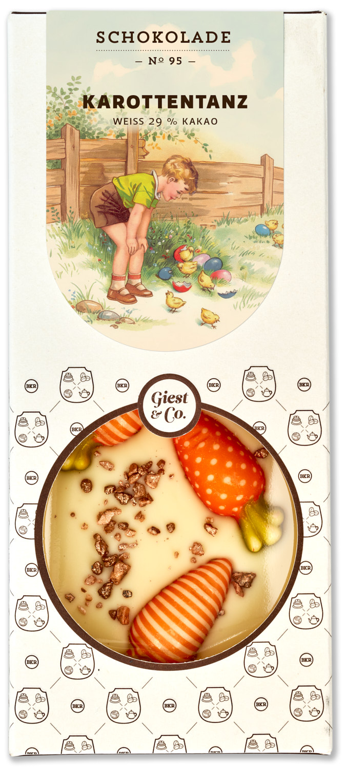 Tafel - Karottentanz - weiss - Nr. 95