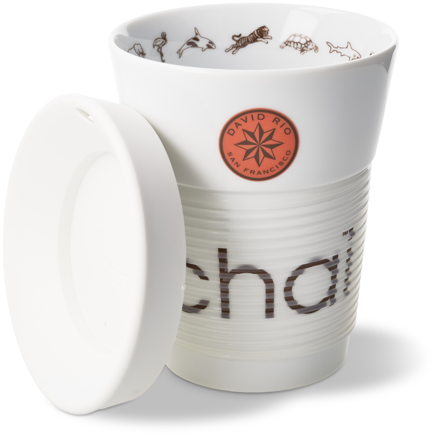 David Rio - Porzellan To-Go Becher - 350 ml David Rio - Porzellan To-Go Becher - 350 ml